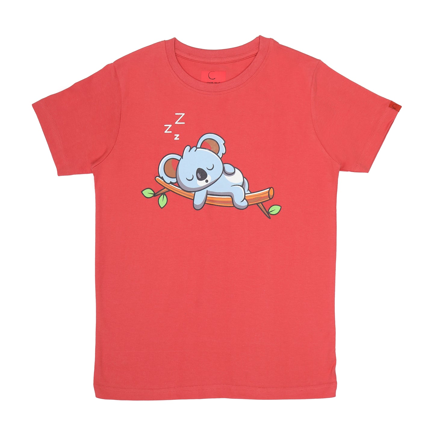 Round Neck Printed Super Combed Cotton T-shirt, (Pack of 2)