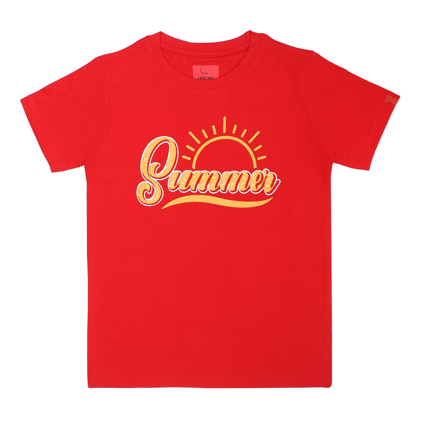 Round Neck Printed Super Combed Cotton T-shirt, (Pack of 3)
