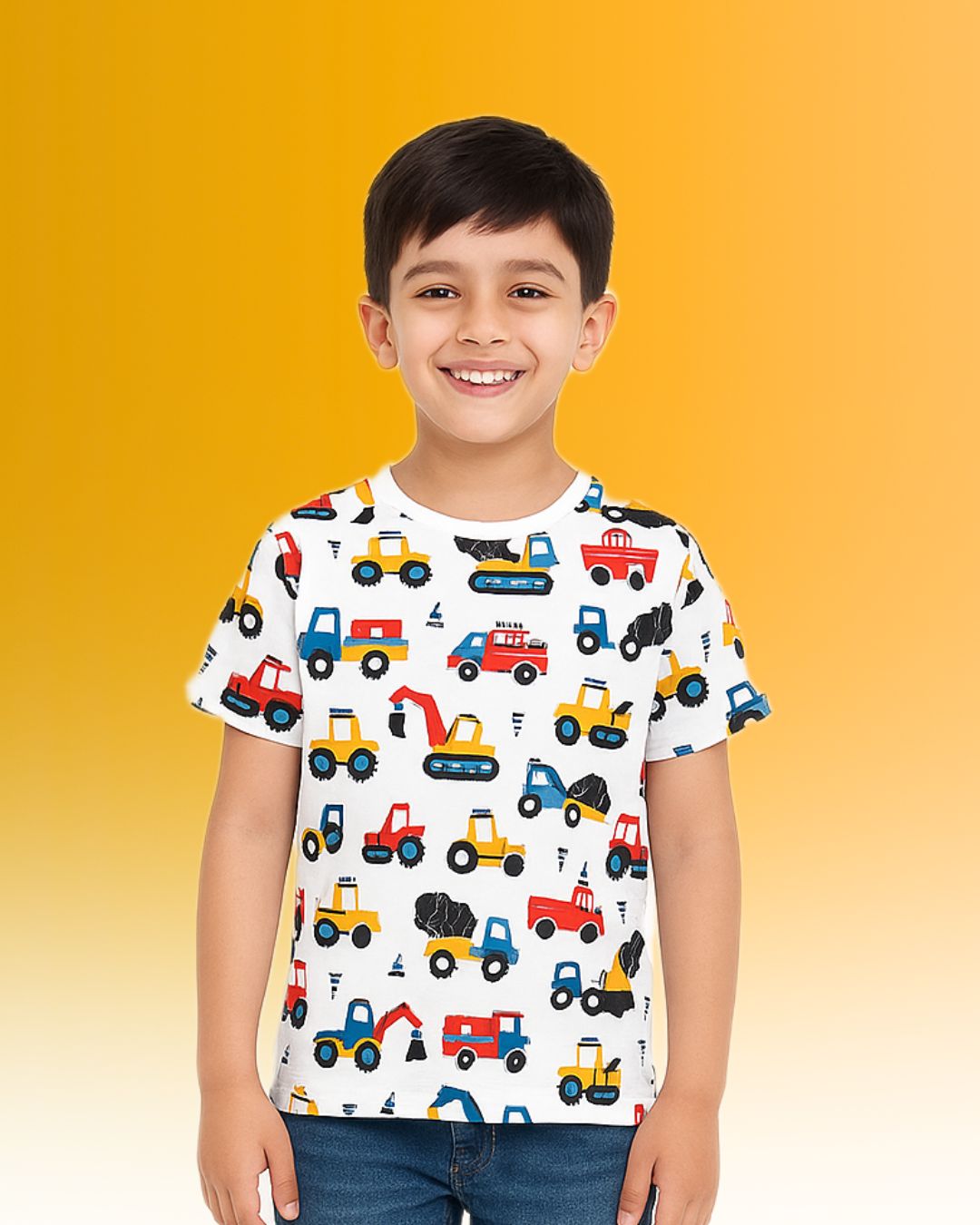 Kids Boy's Girls Regular Fit T-Shirt