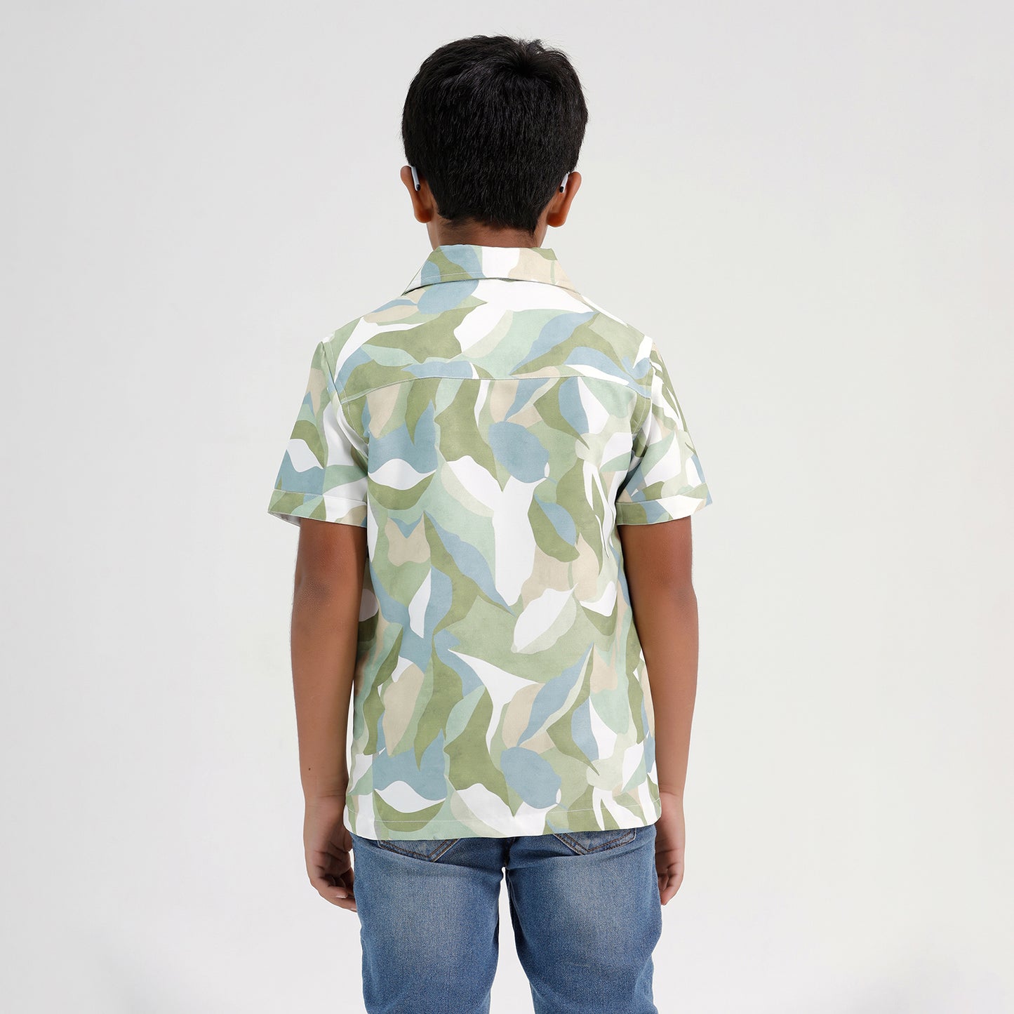 Boys Printed Resort Beach Regular Fit Shirt