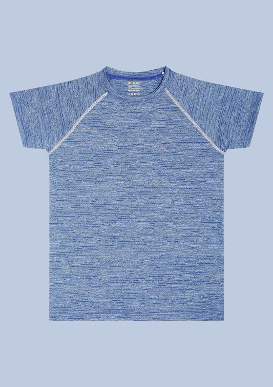 CHILINS Kids’ Blue Dry‑Fit Sports T‑Shirt – Lightweight Activewear for School & Outdoor Sports