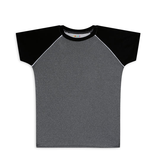 Chilins Kids Sportswear Tshirt, Color - Grey