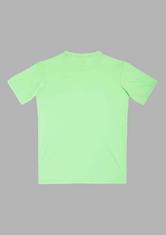 CHILINS Kids’ Light Green Dry‑Fit Sports T‑Shirt – Activewear for School & Outdoor Sports