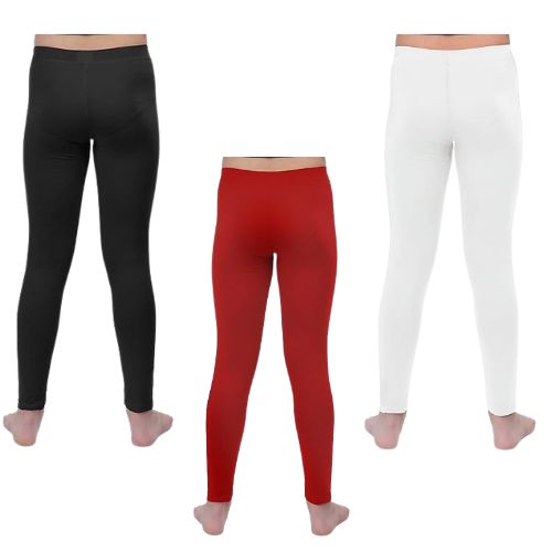 Lycra Cotton Legging for Girls Black,Red,White