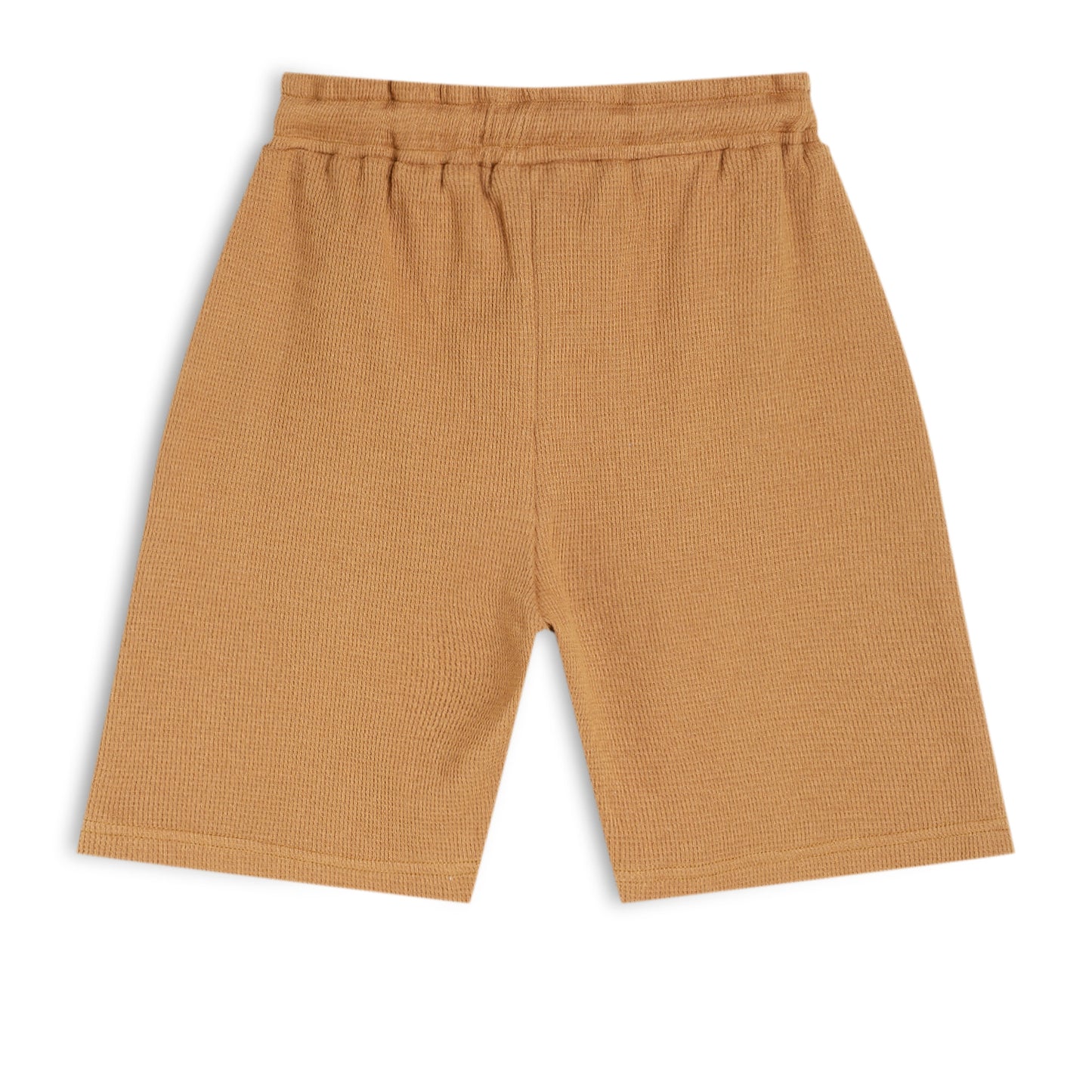 Boy's Cotton Bermuda Shorts with Trending Pocket Design – Brown White
