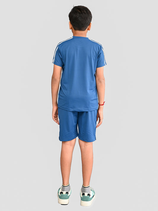 CHILINS Boys Sportswear T-Shirt & Shorts Set – Comfortable Active Wear for Kids