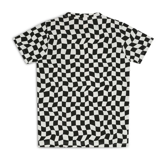 Kids Boy's Girls Regular Round Neck Cotton Fit T-Shirt White Black