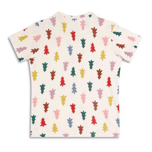 Boys Girls Christmas Special Round Neck Cotton Tshirt