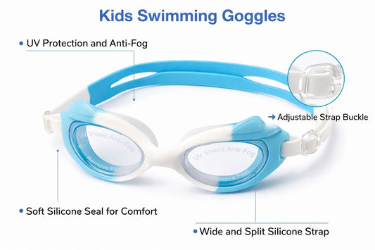 Swimming Goggles for Kids Boys Girls