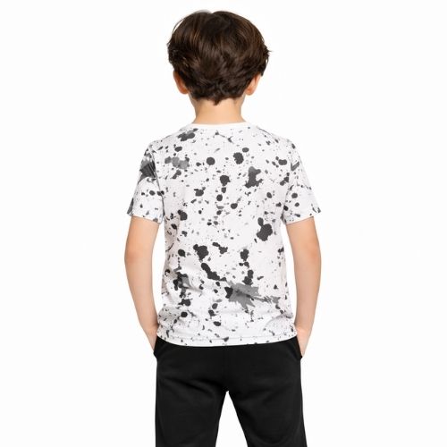 CHILINS Boys Printed Cotton T-Shirt – Casual Graphic Tee for Kids