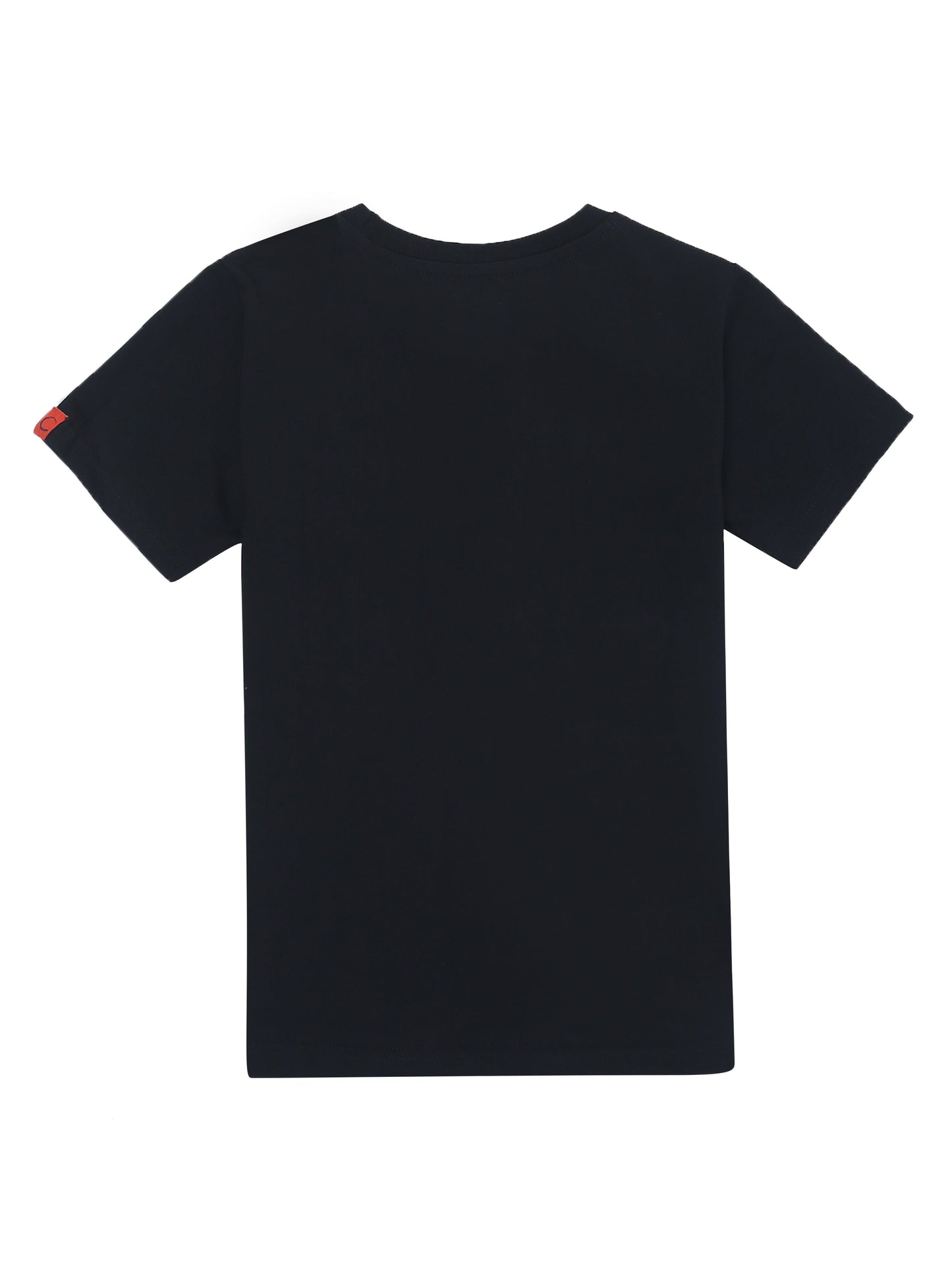 Kids Round Neck T-Shirt Half Sleeves 100% Cotton Plain Solid Color Tshirt