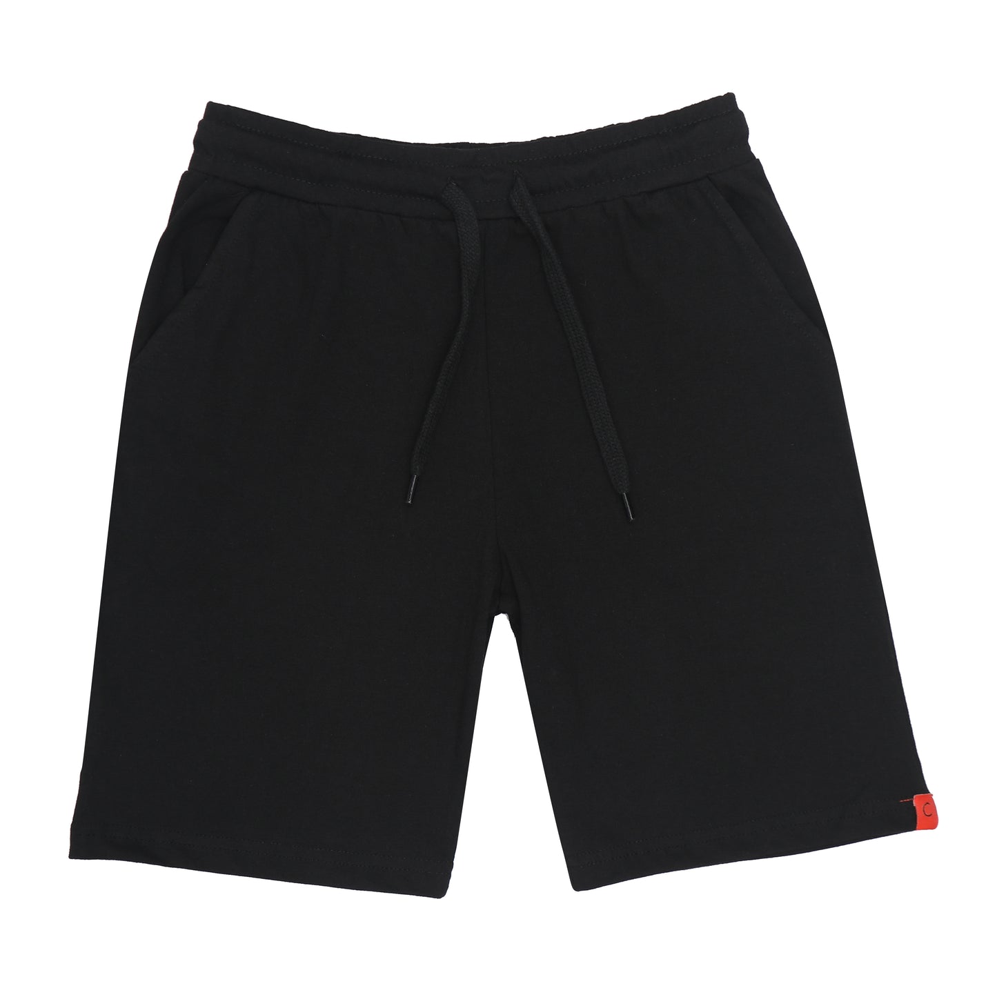 Kids Cotton Shorts Grey & Black