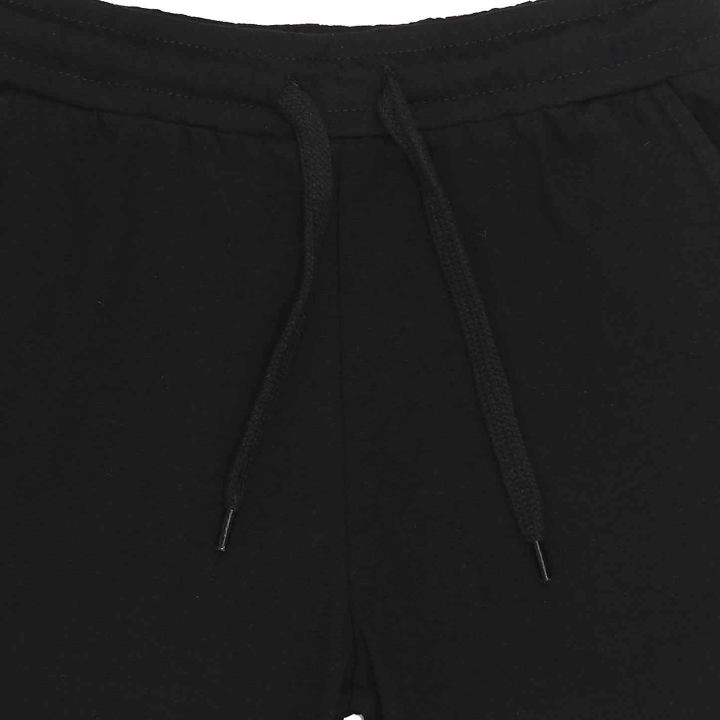 Kids Cotton Shorts Grey & Black