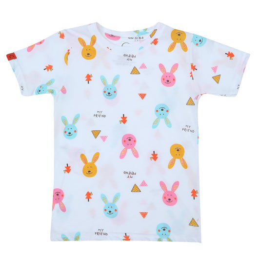 Chilins Boys Coord Set, Color- White