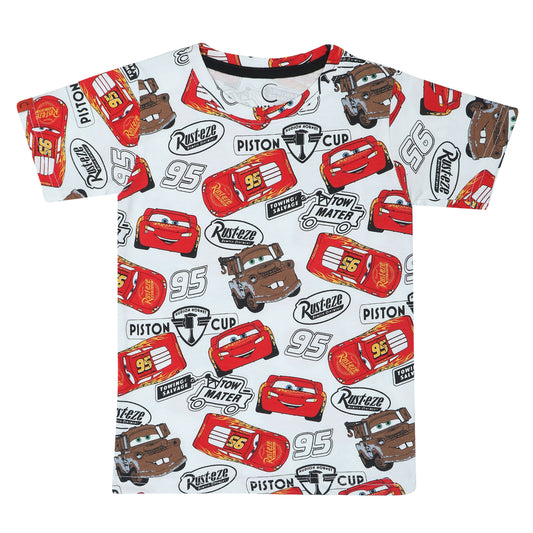 Chilins Boys Coord Set, Color- Red