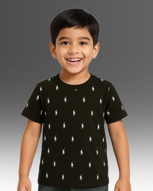 Kids Boy's Girls  Regular Fit T-Shirt