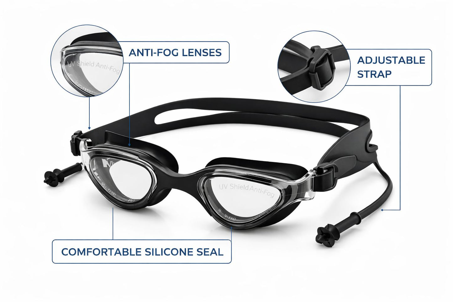 Swimming Goggles for Kids Boys Girls