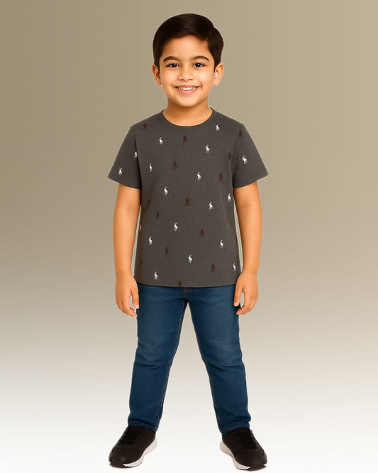 Kids Boy's Girls Regular Fit T-Shirt