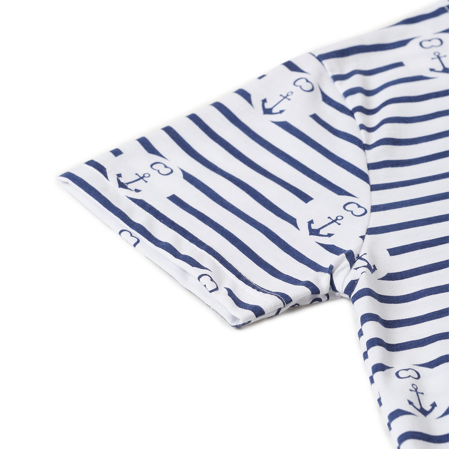 Boy Cotton Regular Fit Printed T-Shirt - Half Sleeve - Round Neck | White Arrow