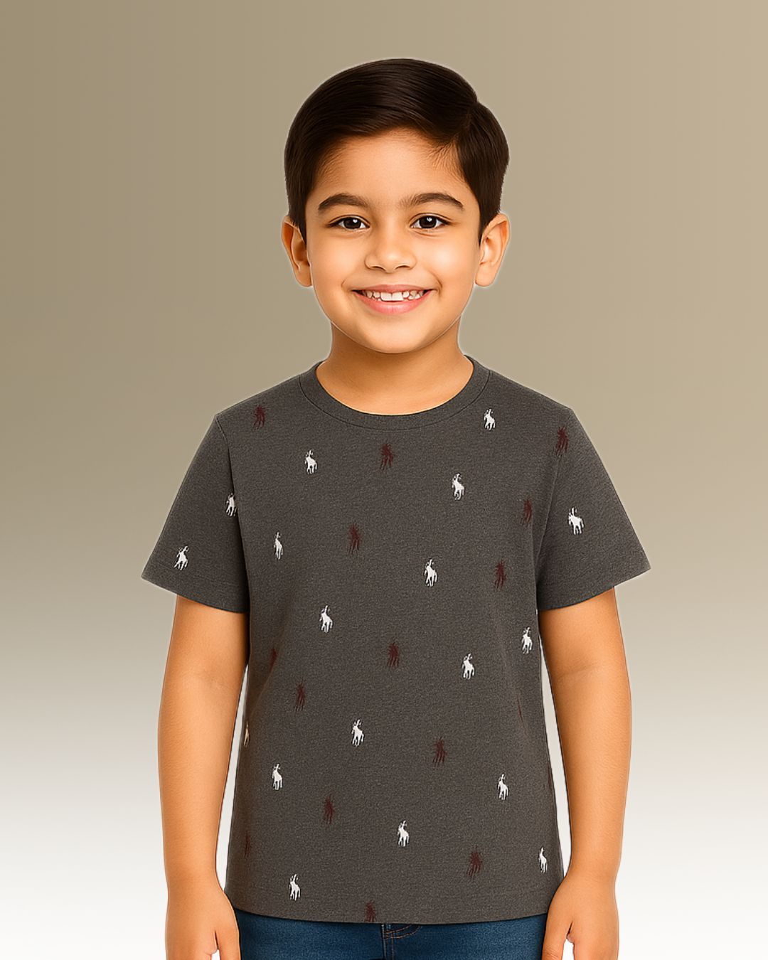 Kids Boy's Girls Regular Fit T-Shirt
