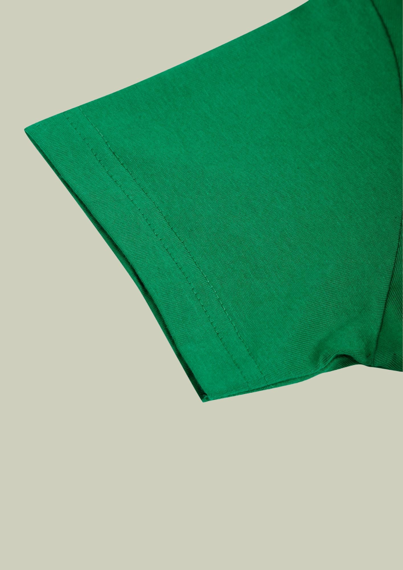 CHILINS Kids’ Green Cotton T‑Shirt – Soft Crew‑Neck Everyday Wear