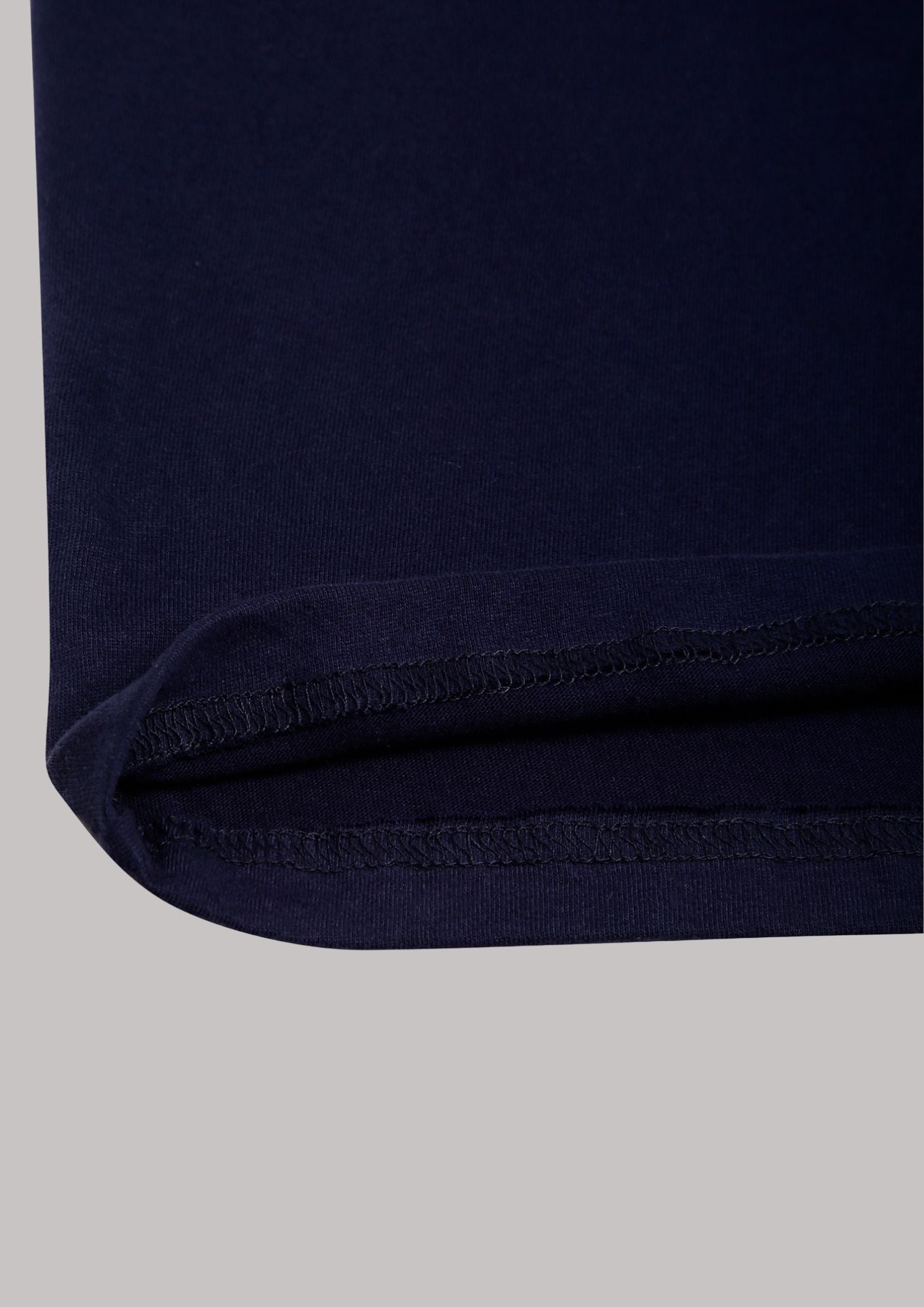 CHILINS Kids’ Dark Blue Cotton T‑Shirt – Soft Crew‑Neck Everyday Wear