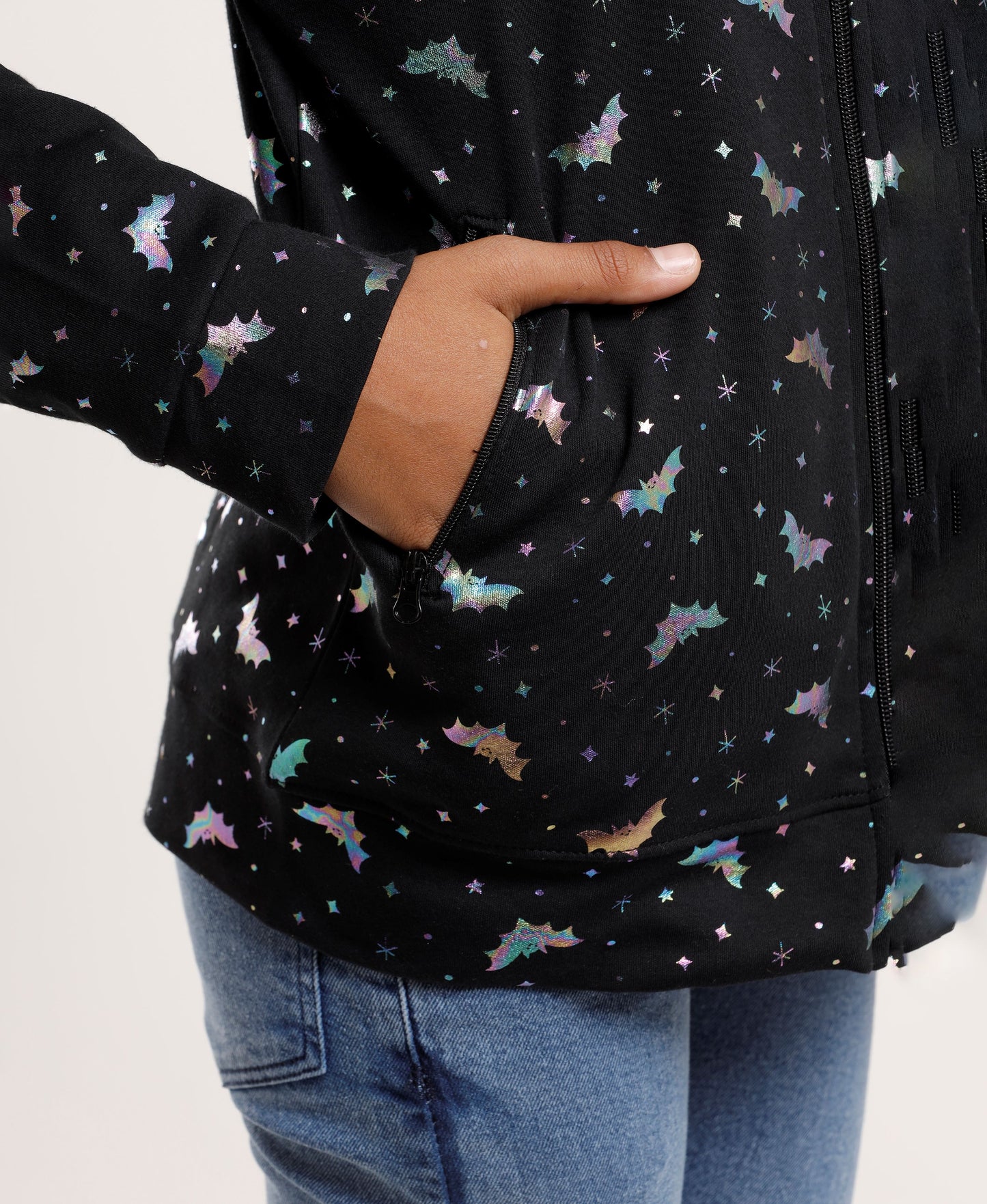 Girls Zip up Hoodie Soft Cute Sweatshirt Fuzzy Fleece Jacket with Pocket