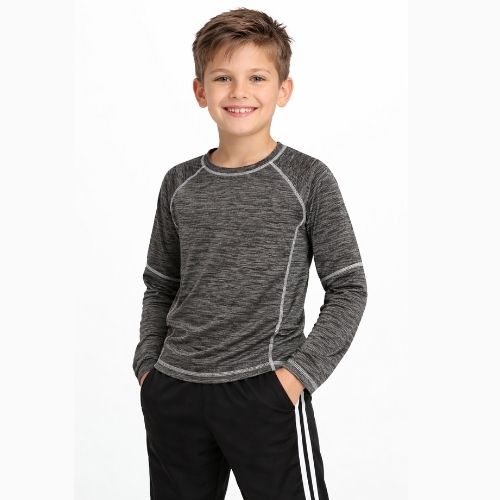 CHILINS Boys Activewear Dry Fit Full Sleeve Sports T-Shirt