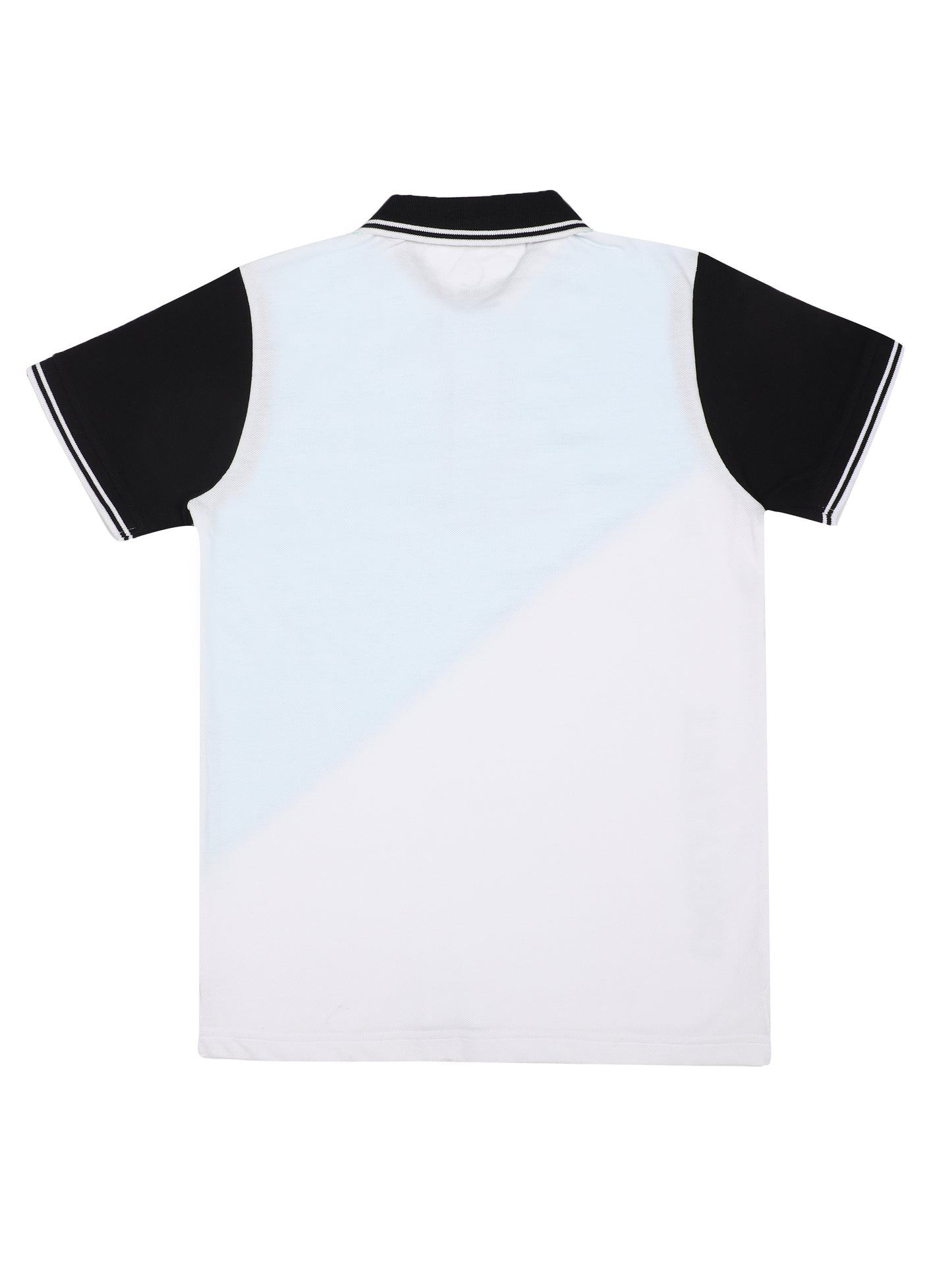 Chilins Boys Polo Tshirt, Color- Sky Blue/ Turquoise & White