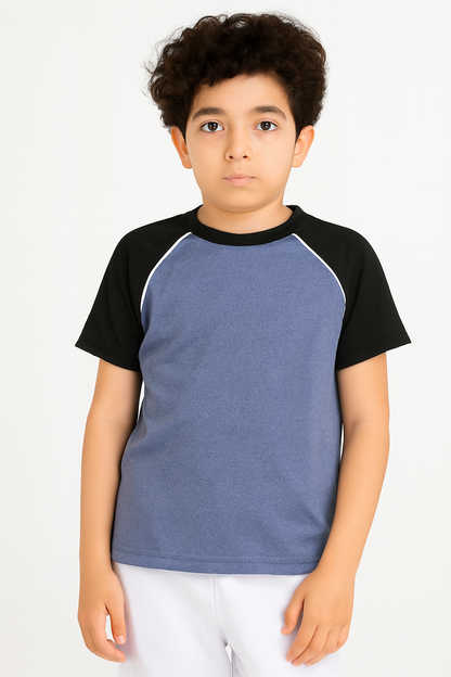 Chilins Kids Sportswear Tshirt, Color - Blue