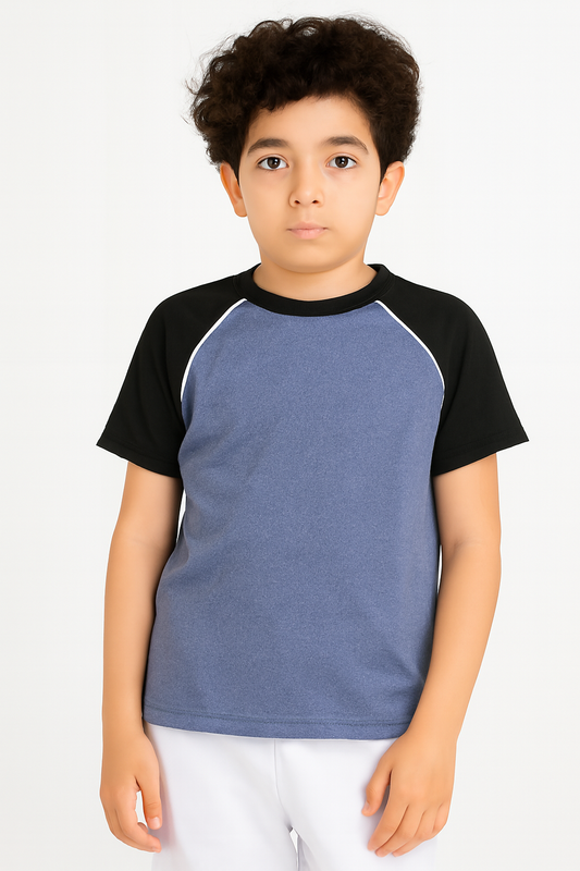 Chilins Kids Sportswear Tshirt, Color - Blue
