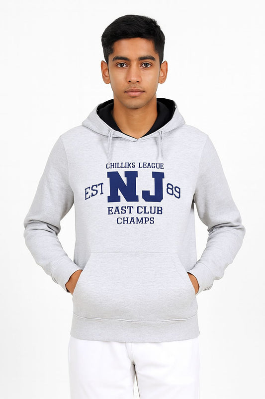 Boys Hooded & Round Neck Full Sleeves Sweatshirt – Grey | CHILINS League Printed Sweatshirt (Copy)