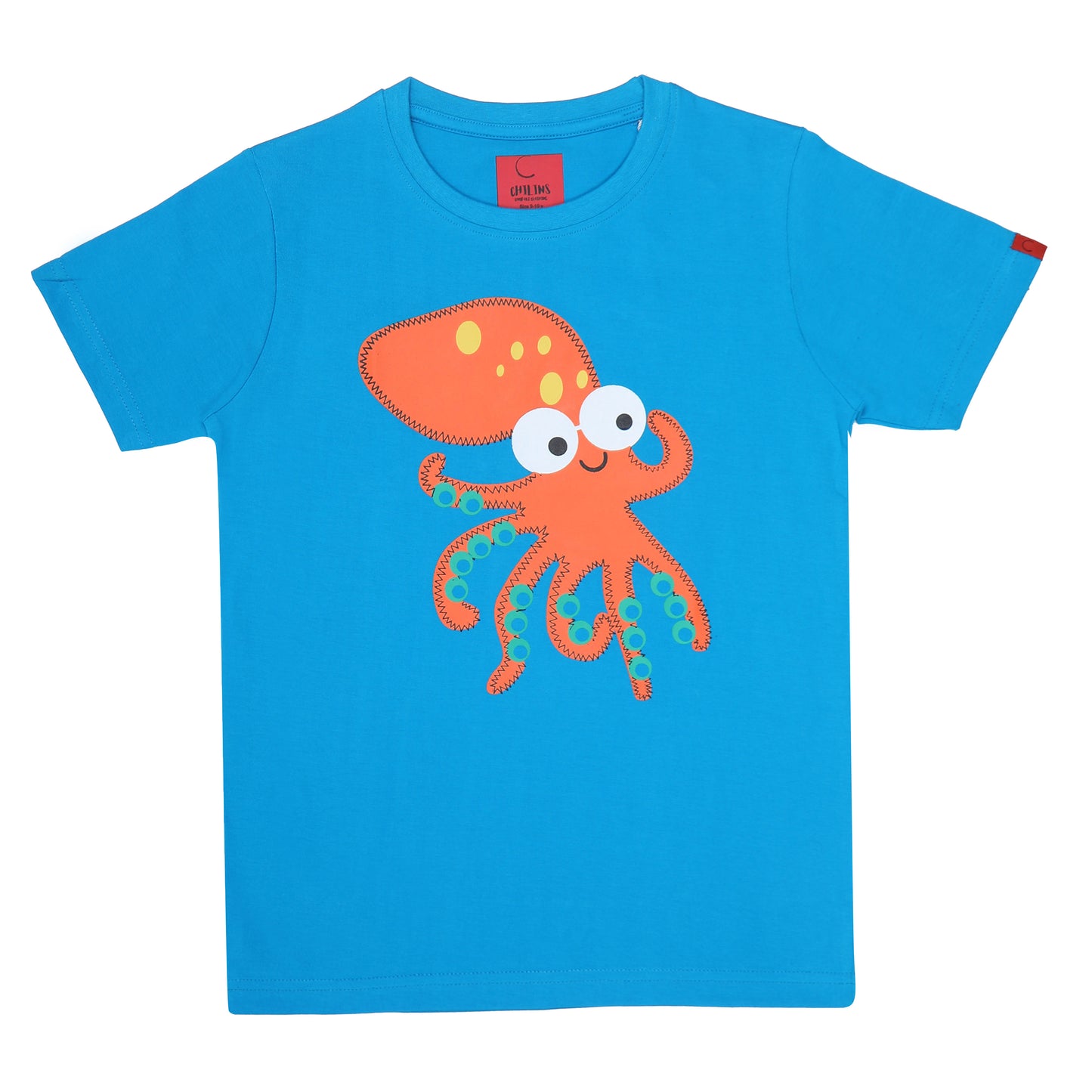 Round Neck Printed Super Combed Cotton T-shirt, (Pack of 3)