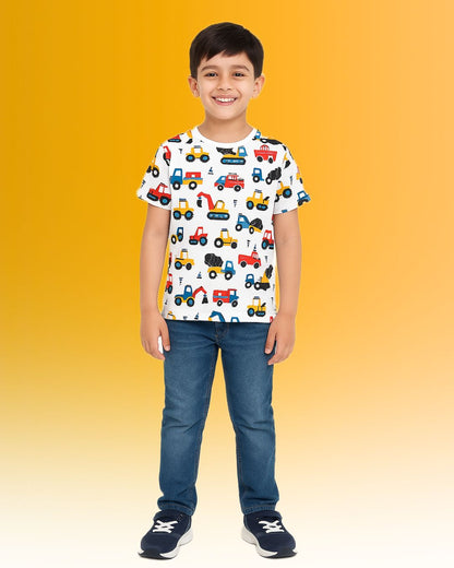 Kids Boy's Girls  Regular Fit T-Shirt