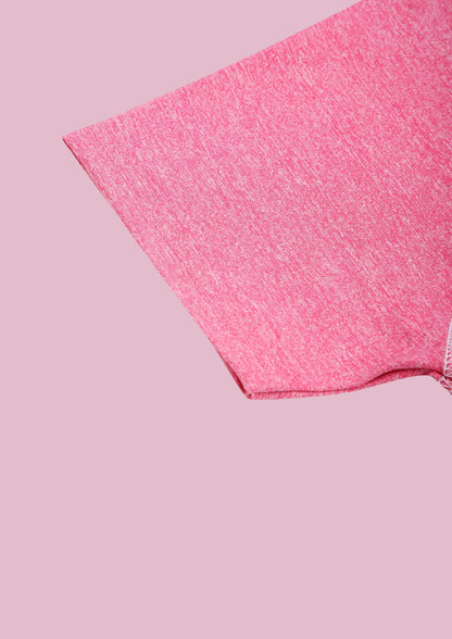 CHILINS Kids’ Pink Dry‑Fit Sports T‑Shirt – Activewear for School & Outdoor Sports