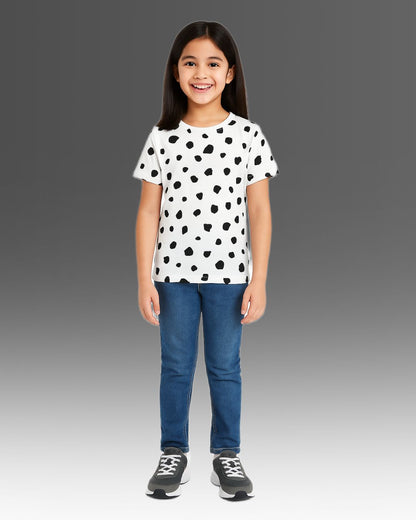 Kids Boy's Girls  Regular Fit T-Shirt