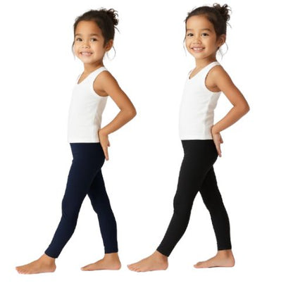 Lycra Cotton Legging for Girls Black,Blue