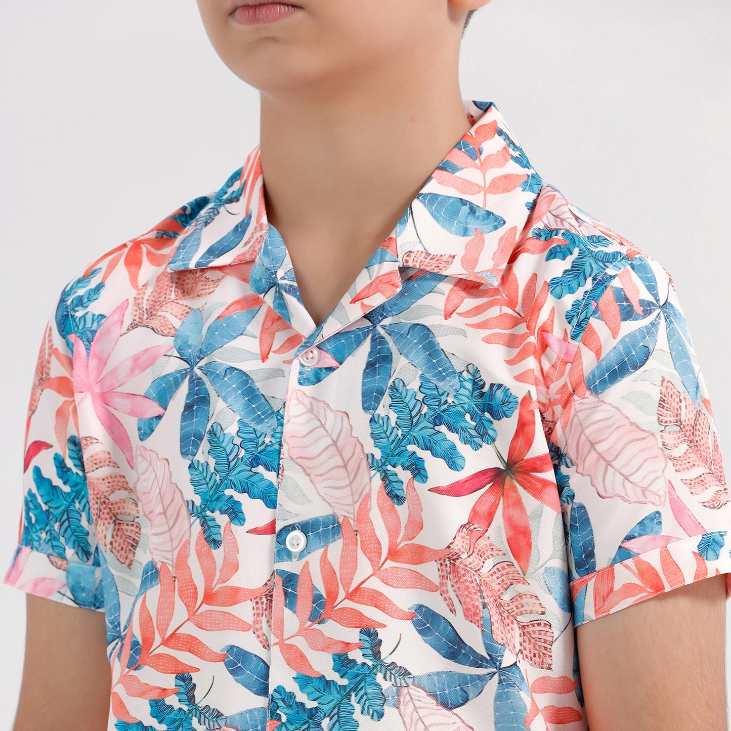 Boys Printed Resort Beach Regular Fit Shirt