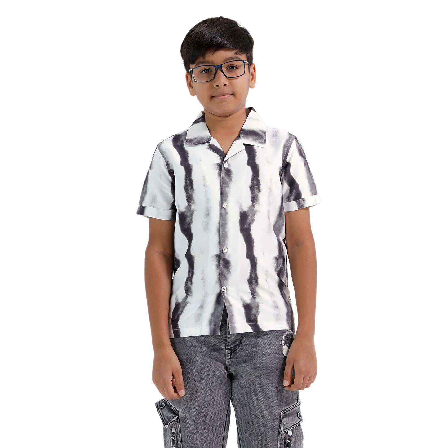 Boys Printed Resort Beach Regular Fit Shirt