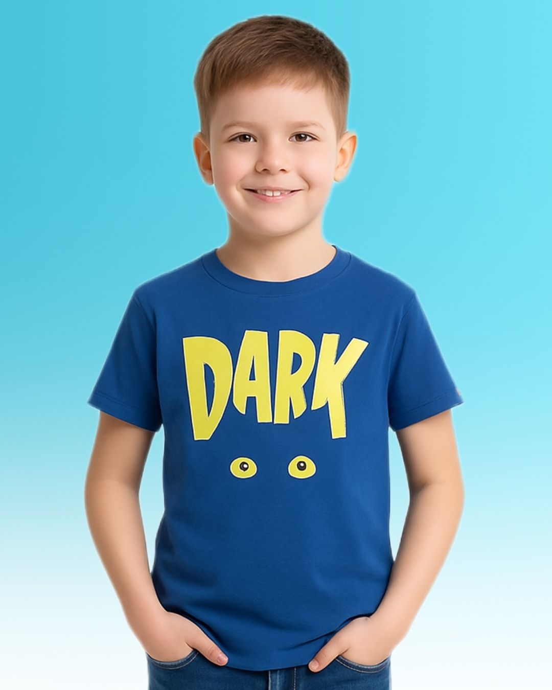 Round Neck Printed Super Combed Cotton T-shirt, (Pack of 3)