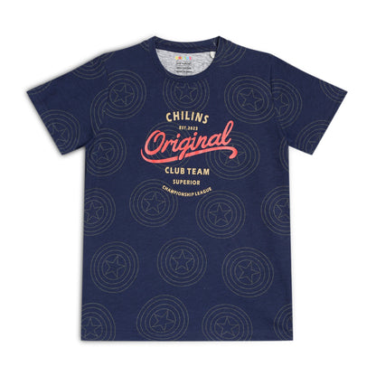 Boys Regular Round Neck Cotton Fit T-Shirt