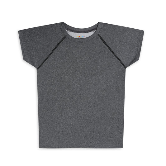 Chilins Kids Sportswear Tshirt, Color - Grey