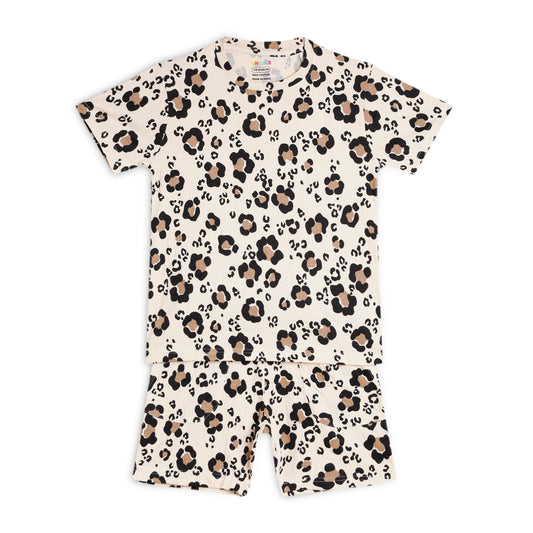 Pure Cotton Premium Printed Tshirt and Short Set Animal Print for girls