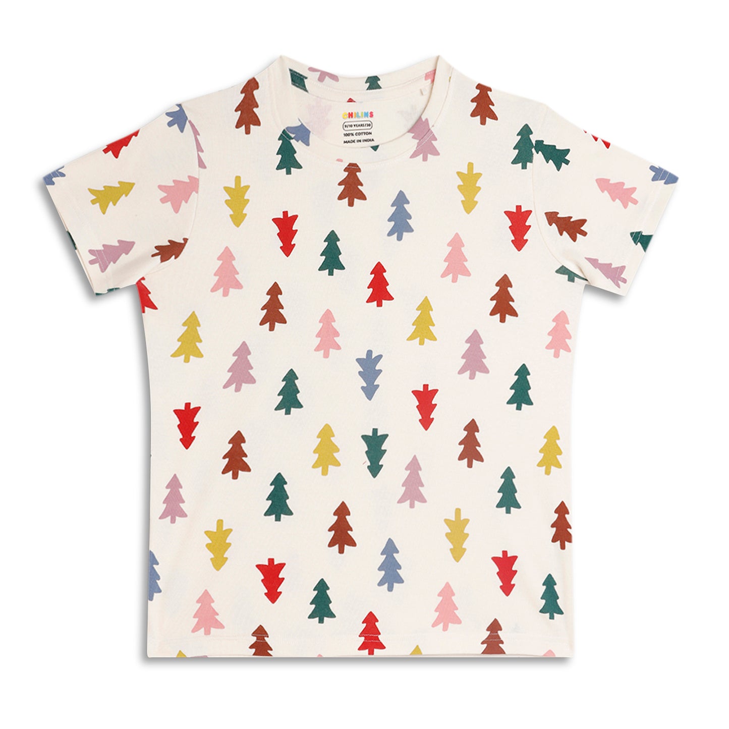 Boys Girls Christmas Special Round Neck Cotton Tshirt