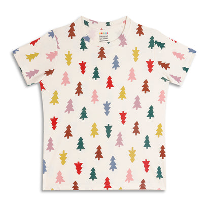 Boys Girls Christmas Special Round Neck Cotton Tshirt