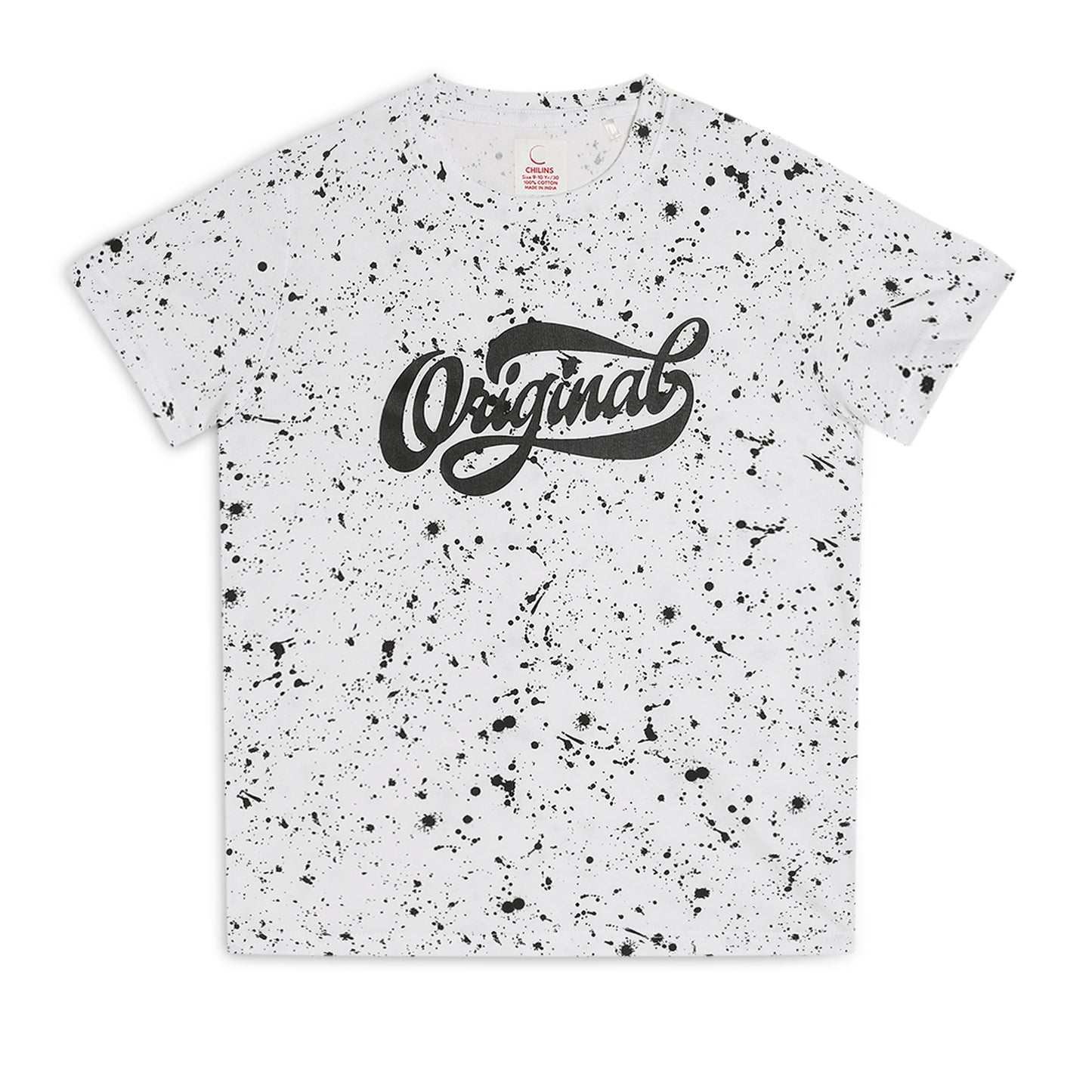 Kids Boy's Girls Regular Round Neck Cotton Fit T-Shirt White