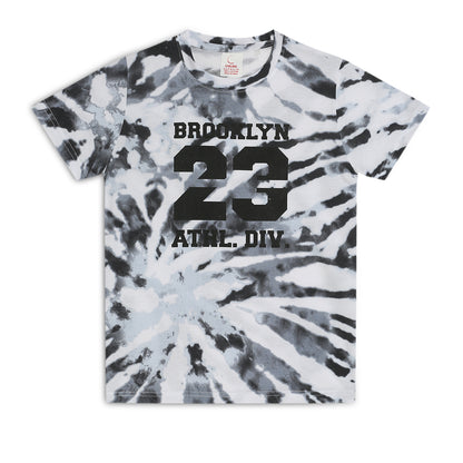 Kids Boy's Girls Regular Round Neck Cotton Fit T-Shirt White Black