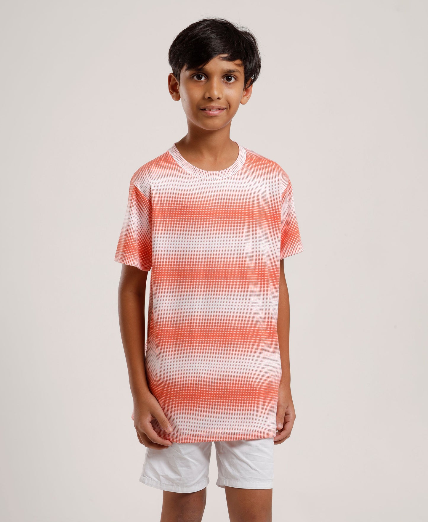 Boys' Orange Active Dry-Fit Sports T-Shirt