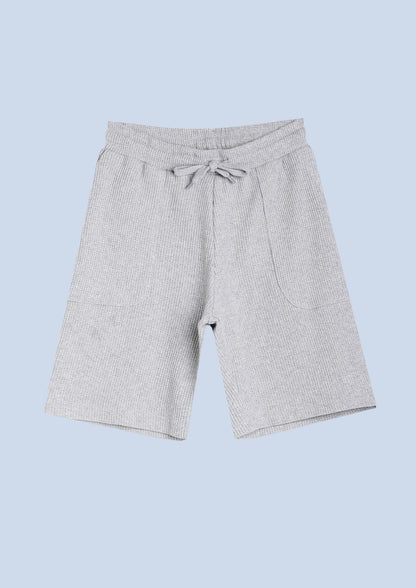 CHILINS Kids’ Light Gray Cotton Shorts – 100% Pure Cotton Casual Wear