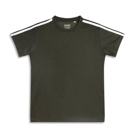 Kids Sports Wear Dryfit Active Wear Tshirt Grey